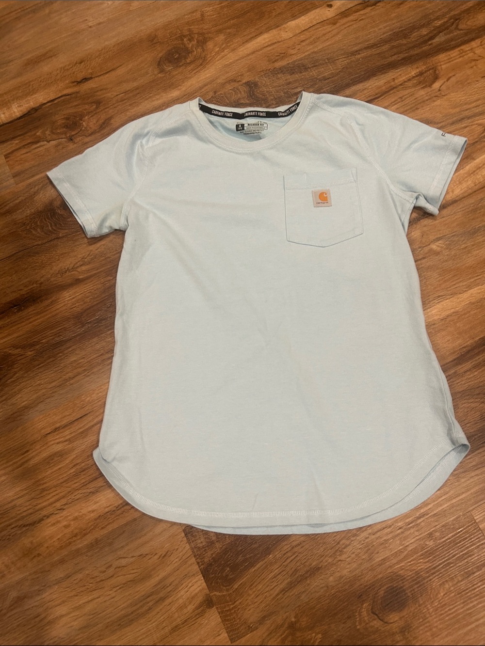 Carhartt Women’s  Blue Short Sleeve Pocket Tee